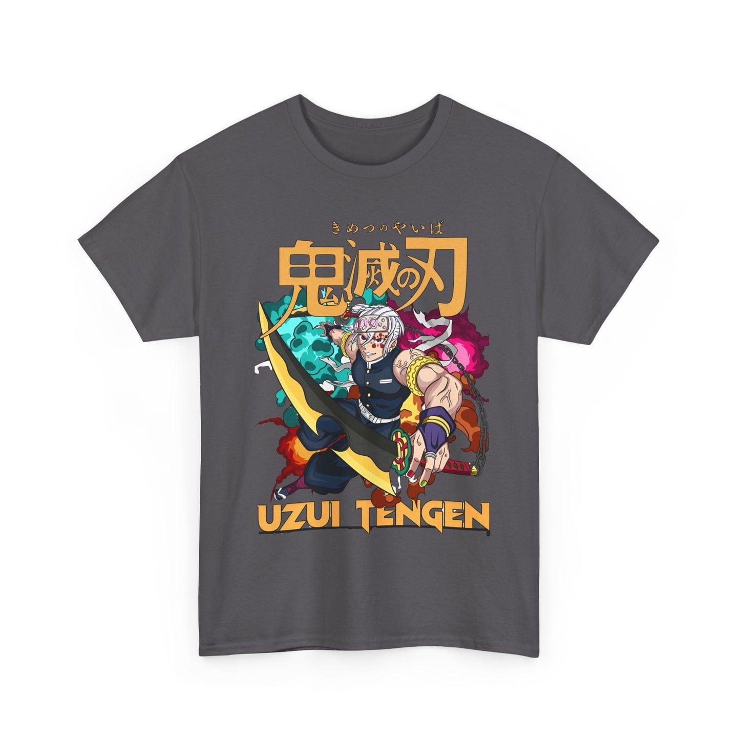 Uzui Tengen Demon Slayer T-Shirt – 100% Cotton Stylish Anime Tee for Fans of the Sound Hashira