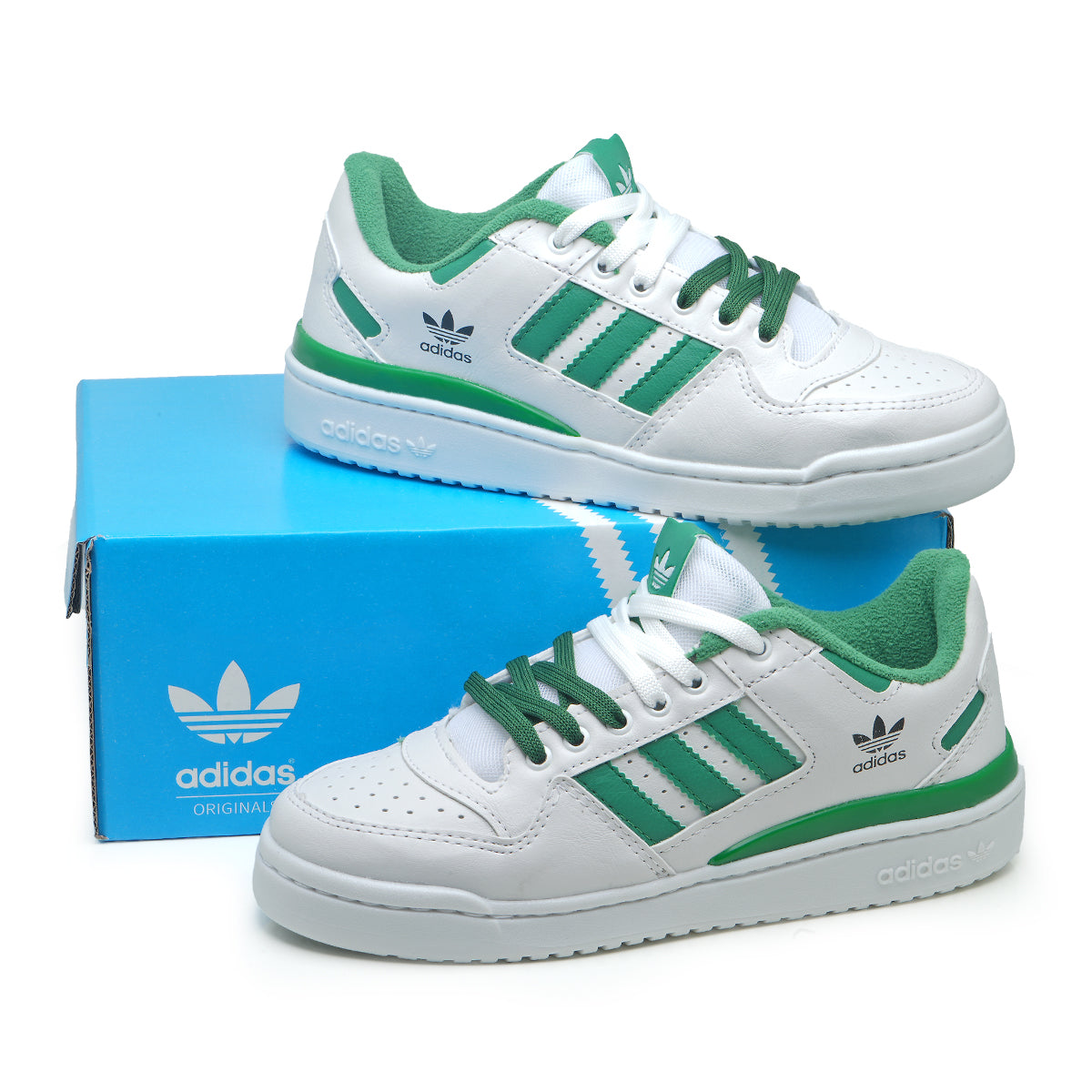 Forum Low (Branco/Verde Escuro)