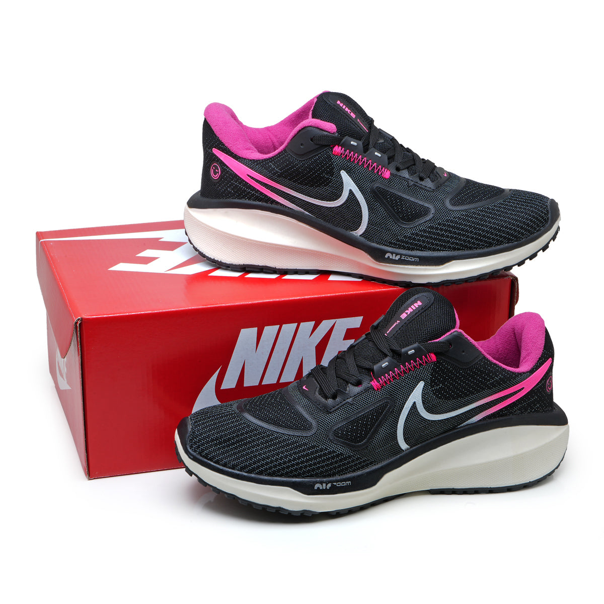 Vomero 17 (Preto/Rosa)