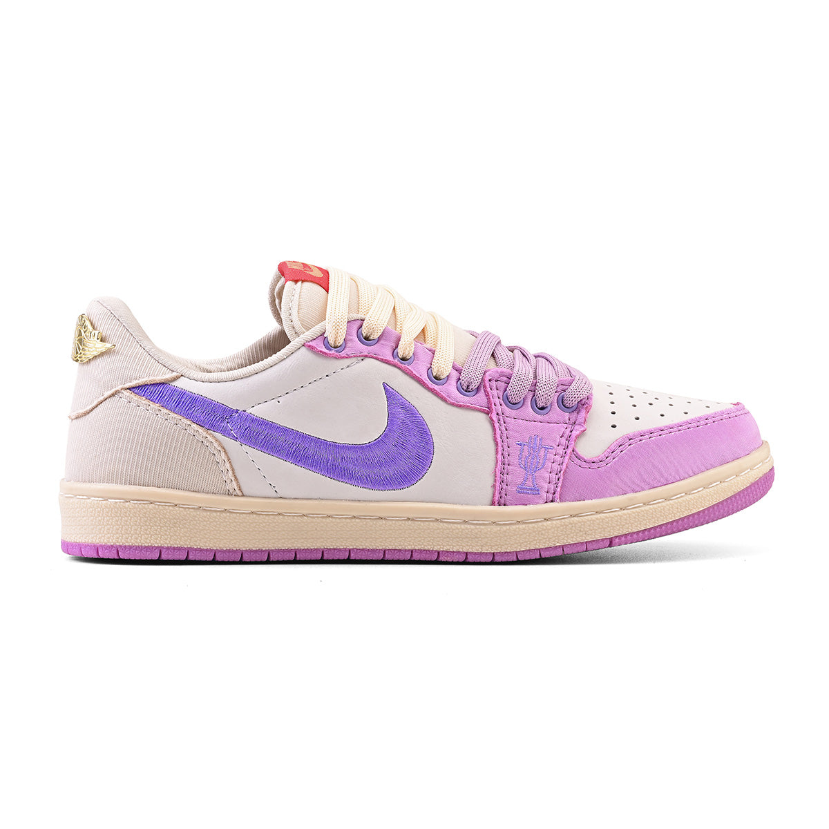 Air Jordan 1 Retro Low OG Trophy Room Away (Branco/Lilás)