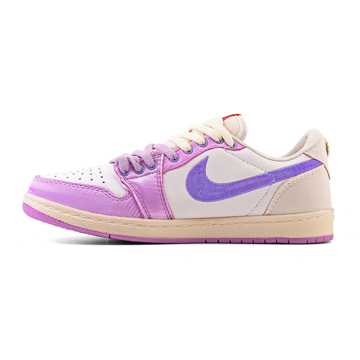 Air Jordan 1 Retro Low OG Trophy Room Away (Branco/Lilás)