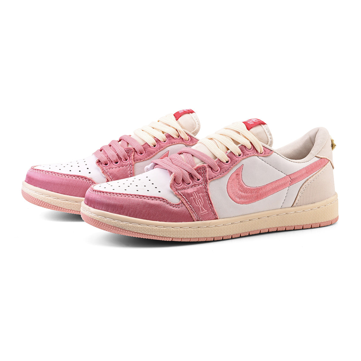 Air Jordan 1 Retro Low OG Trophy Room Away (Branco/Rosa)