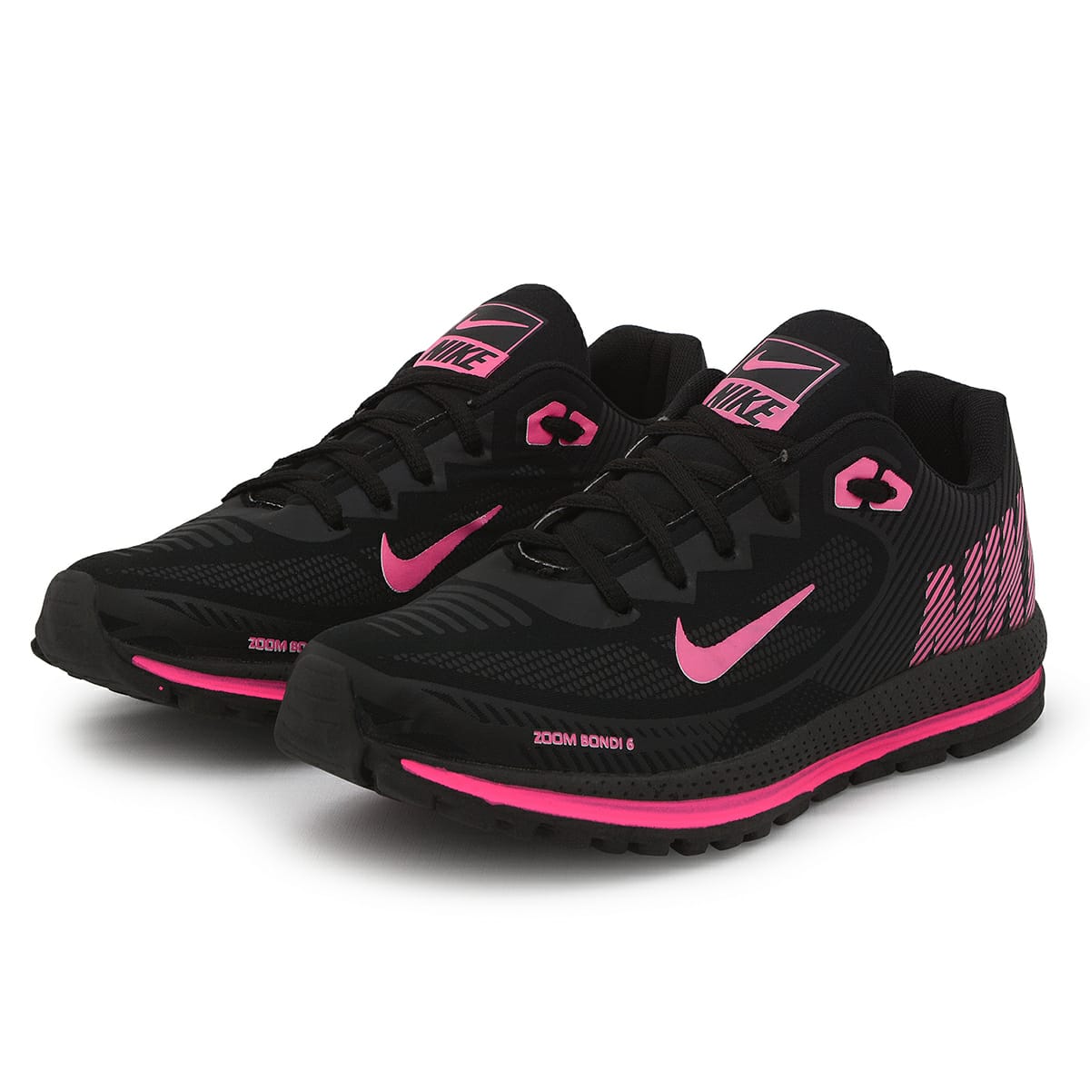 Zoom Bondi 6 (Preto/Pink)