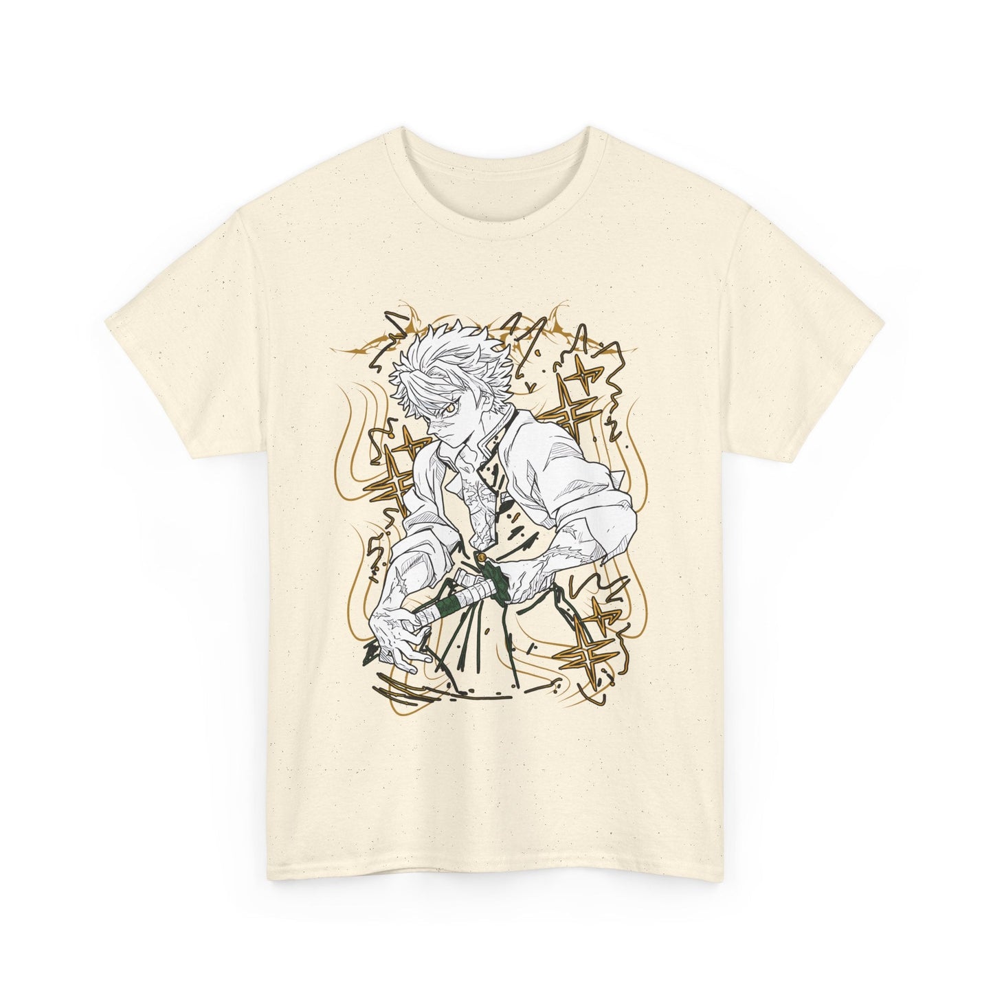 Sanemi Shinazugawa Demon Slayer T-Shirt – 100% Cotton Anime Tee for Demon Slayer Fans