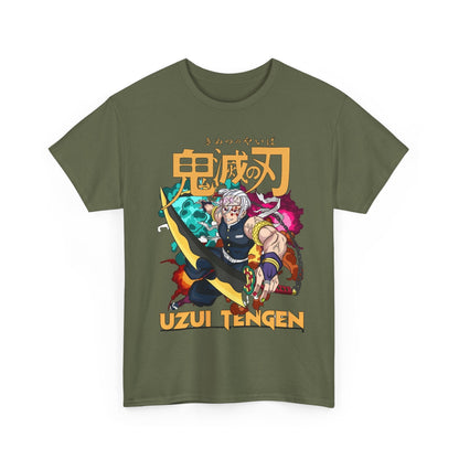 Uzui Tengen Demon Slayer T-Shirt – 100% Cotton Stylish Anime Tee for Fans of the Sound Hashira