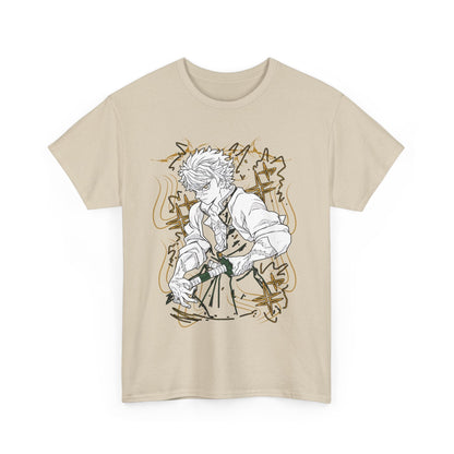 Sanemi Shinazugawa Demon Slayer T-Shirt – 100% Cotton Anime Tee for Demon Slayer Fans