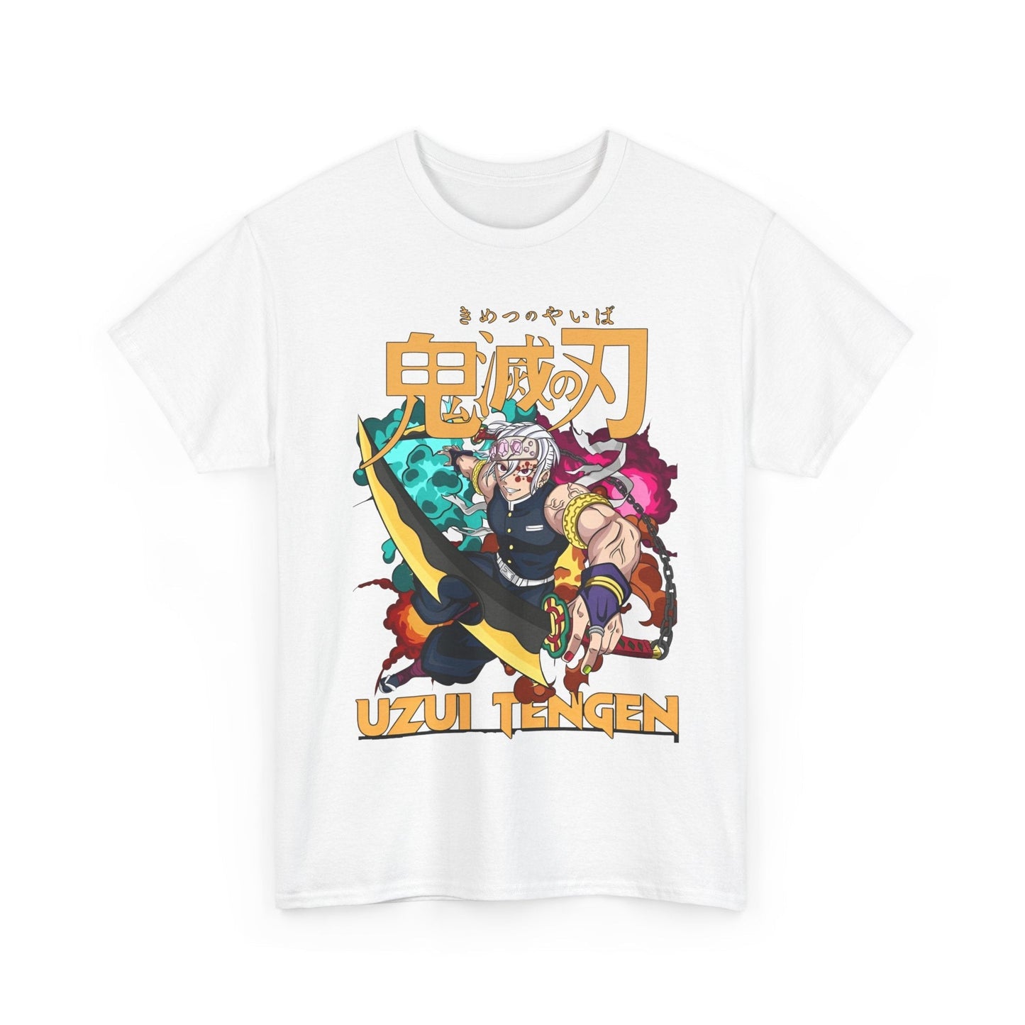 Uzui Tengen Demon Slayer T-Shirt – 100% Cotton Stylish Anime Tee for Fans of the Sound Hashira