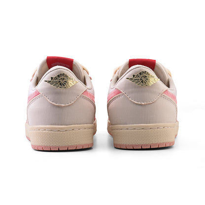 Nike Air Jordan 1 Retro Low OG Trophy Room Away (Branco/Rosa)