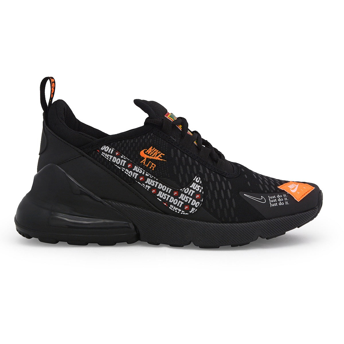 Air Max Just do It (Preto/Laranja)