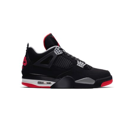 Nike Air Jordan 4 ‘Retro Bred’ (Preto/Vermelho)